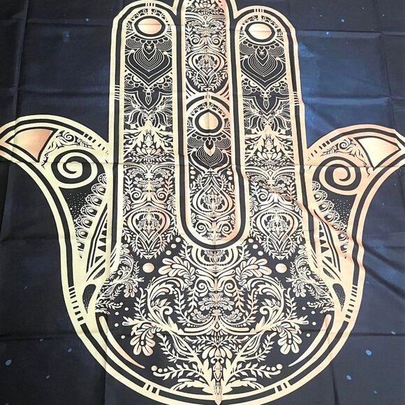 Hamsa Hand Tapestry - Picture 1 of 5